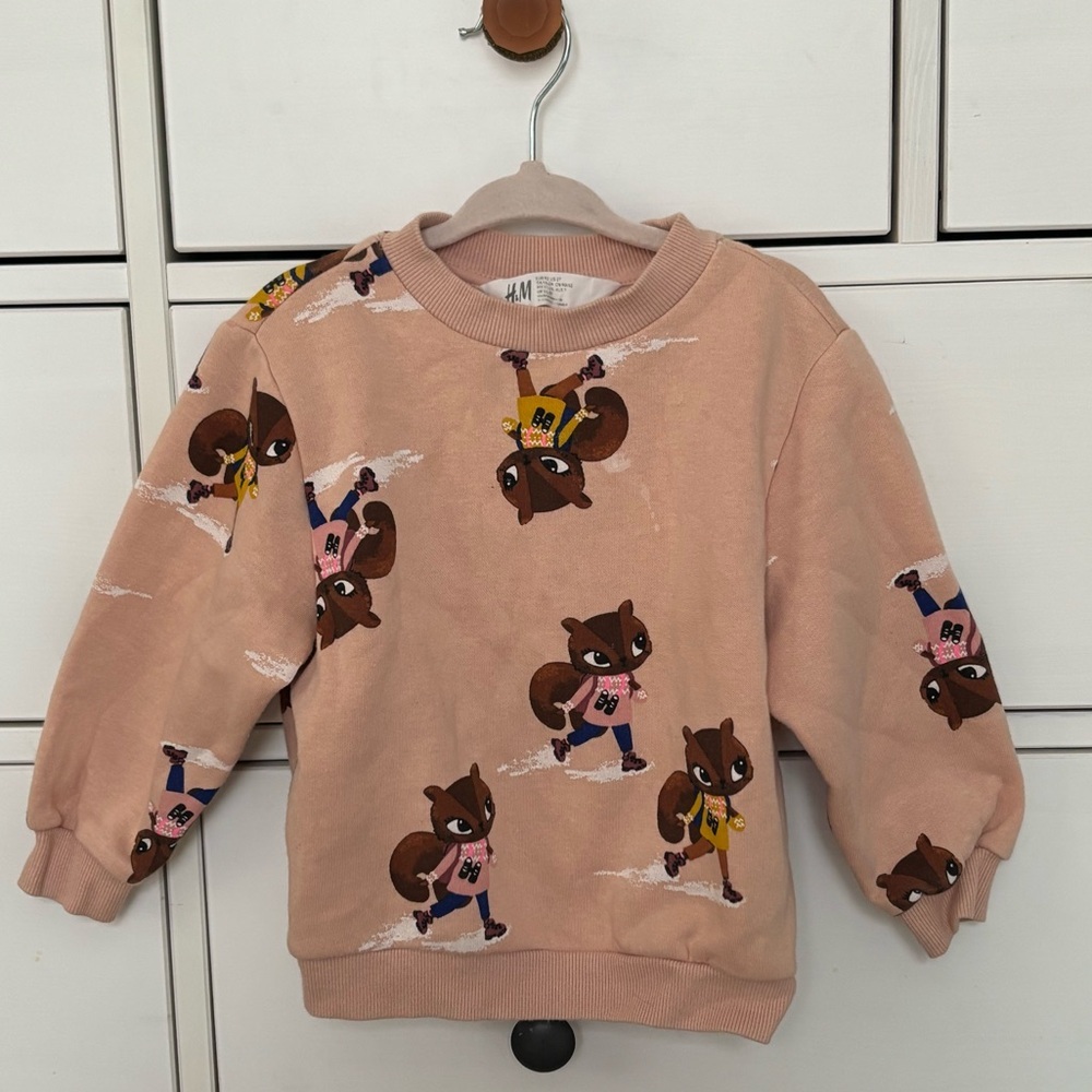 H&M squirrel sweater 2T like new!
